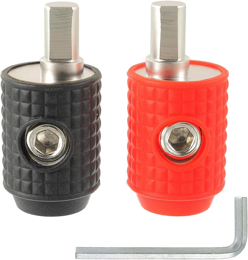 BOJACK Amp Input Reducer 1/0 Gauge to 4 Gauge Reducer Car Stereo Power/Ground GA adapters with Red/Black Silicon Covers and Hex Tool for Car Audio Systems (Pack of 2) - Image 1